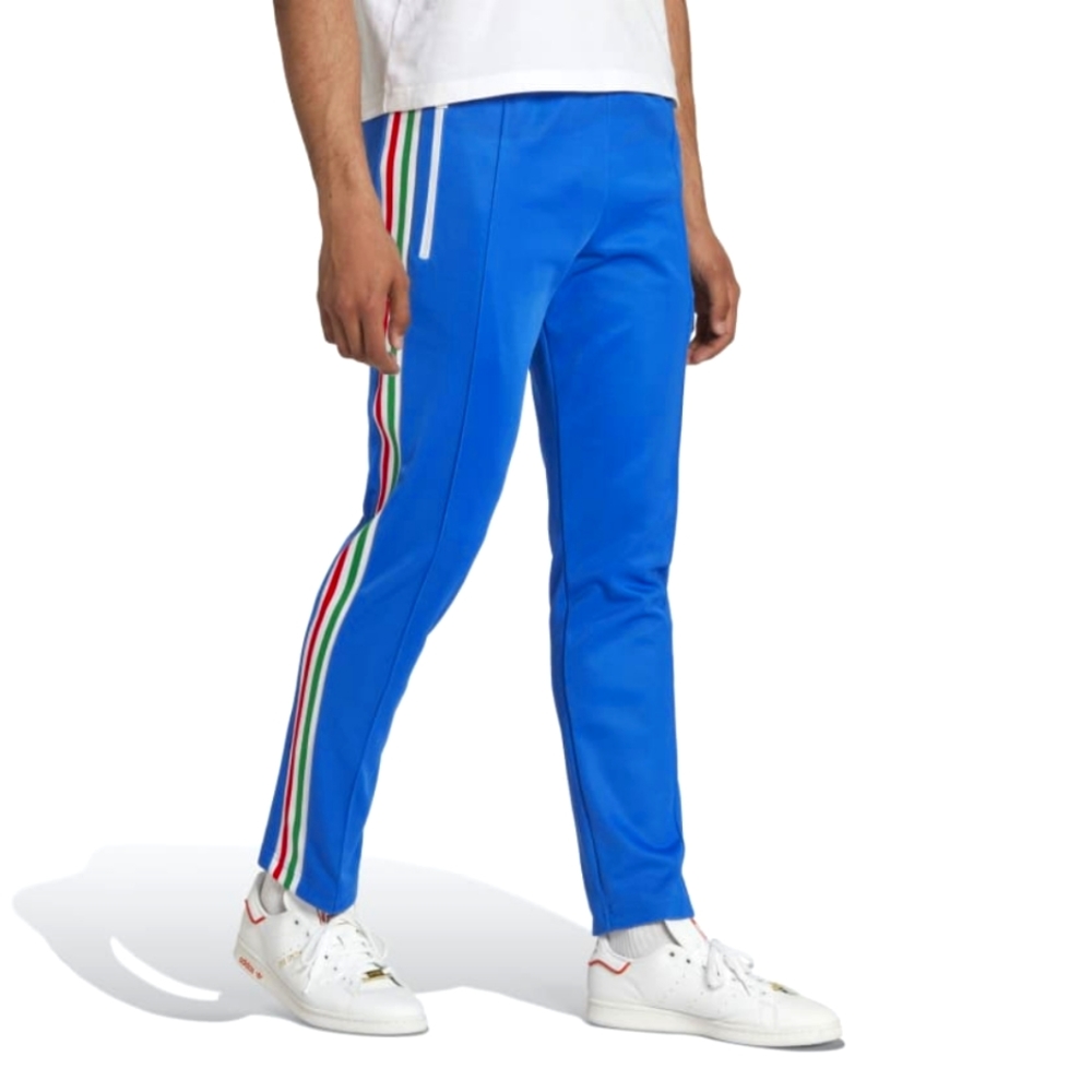 NWT Adidas Beckenbauer Track Pants (Unisex) in Bright Royal (Sz M)